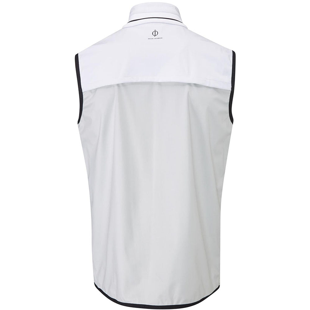 Oscar Jacobson Rolfe Tour Gilet Lunar Grey/White