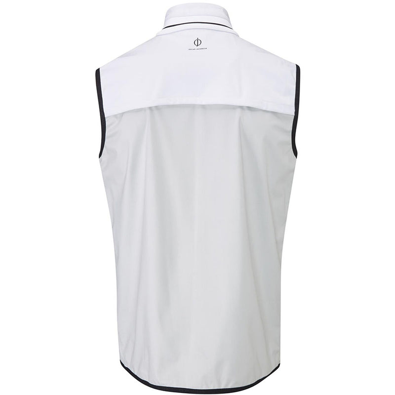 Oscar Jacobson Rolfe Tour Gilet - Lunar Grey/White