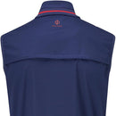Oscar Jacobson Rolfe Tour Gilet - Navy/Jewel Red