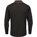 Oscar Jacobson Sheldon Long Sleeve Polo Shirt - Black