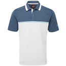 Oscar Jacobson Stanton Polo Shirt - Blue Charcoal/White