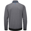 Oscar Jacobson Tarren Mid Layer 1/2 Zip Pullover - Charcoal Marl