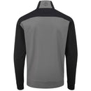 Oscar Jacobson Taylor 1/4 Zip Mid-Layer - Charcoal