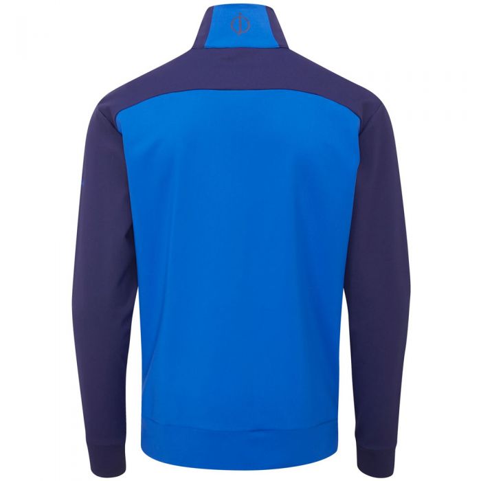 Oscar Jacobson Taylor 1/4 Zip Mid-Layer - Royal Blue