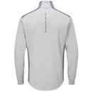 Oscar Jacobson Thornton Mid Layer 1/2 Zip Pullover - Light Grey