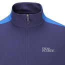 Oscar Jacobson Thornton Mid Layer 1/2 Zip Pullover - Navy
