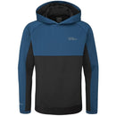 Oscar Jacobson Trapp Hoodie - Black/Teal