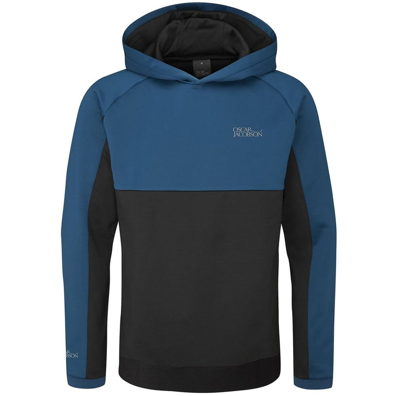 Oscar Jacobson Trapp Hoodie - Black/Teal