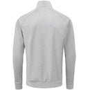 Oscar Jacobson Trent Tour Mid Layer 1/2 Zip Pullover - Light Grey/Black