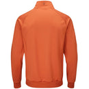 Oscar Jacobson Trent Tour Mid Layer 1/2 Zip Pullover - Orange Rust