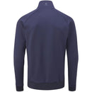Oscar Jacobson Trent Tour Mid Layer 1/2 Zip Pullover - Solid Navy