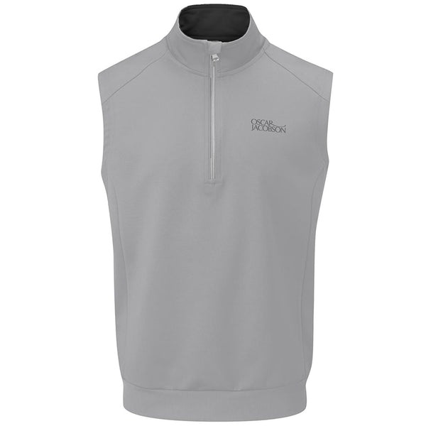 Oscar Jacobson Trent Tour Sleeveless Midlayer - Light Grey/Black