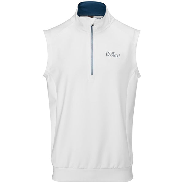 Oscar Jacobson Trent Tour Sleeveless Midlayer - White
