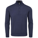 Oscar Jacobson Waldorf 1/2 Zip Pullover - Navy