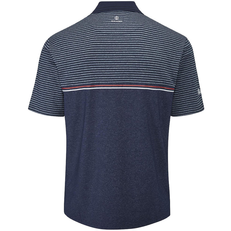 Oscar Jacobson Whitby Polo Shirt - Navy Marl