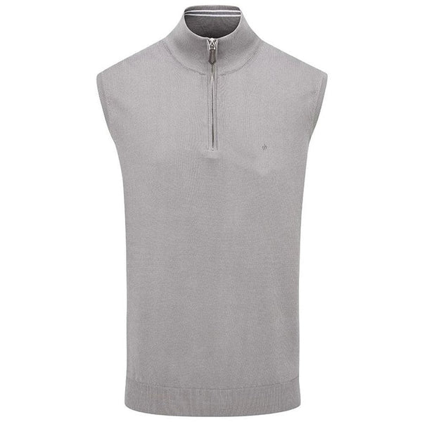 Oscar Jacobson Bob Pin Sleeveless Sweater - Light Grey
