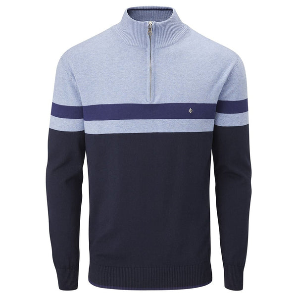 Oscar Jacobson 1/2 Zip Windsor Pin - Navy