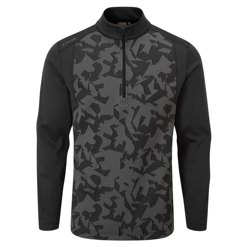 Ping Felix 1/2 Zip Golf Sweater - Black/Black