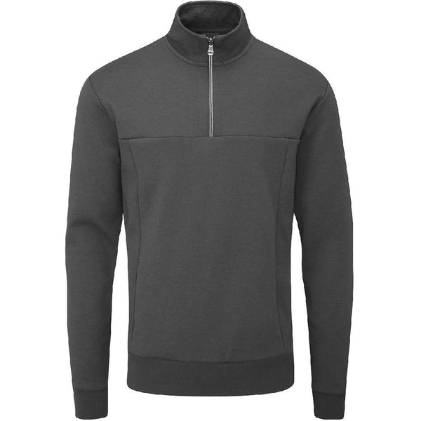 Oscar Jacobson Hawkes 1/4 Zip Pullover - Pewter