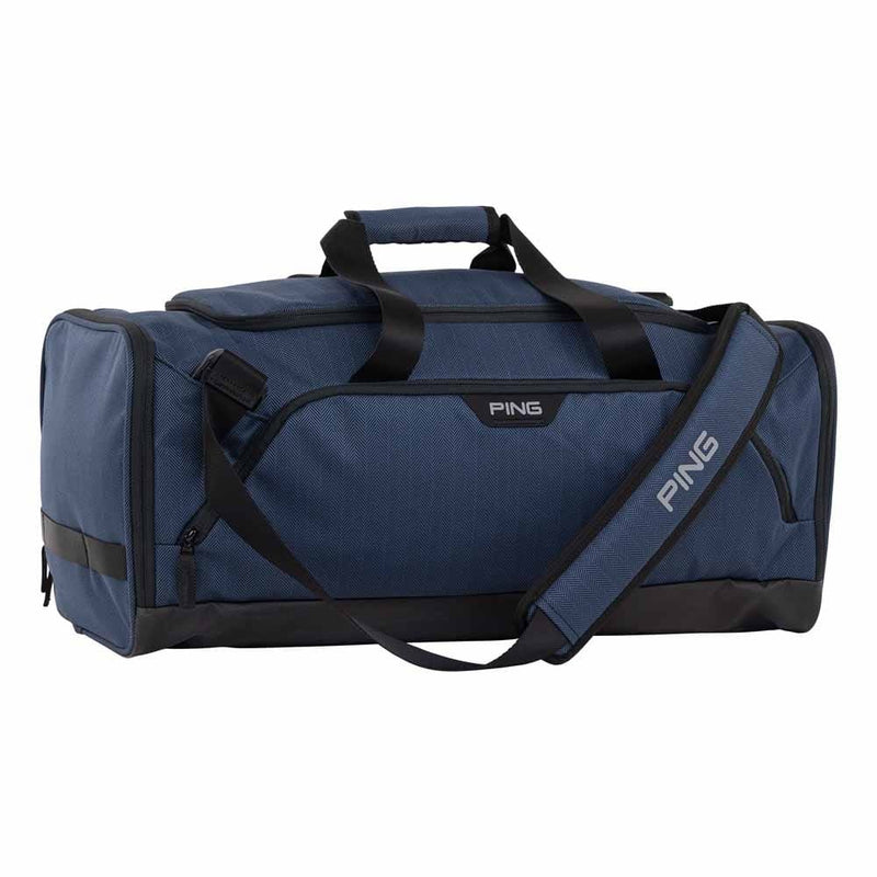 Ping Duffel Bag - Navy Herringbone