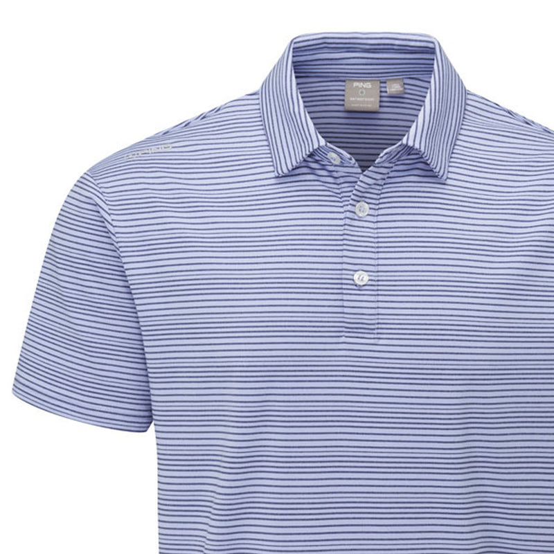 Ping Alexander Polo Shirt - Grapemist/Oxford Blue