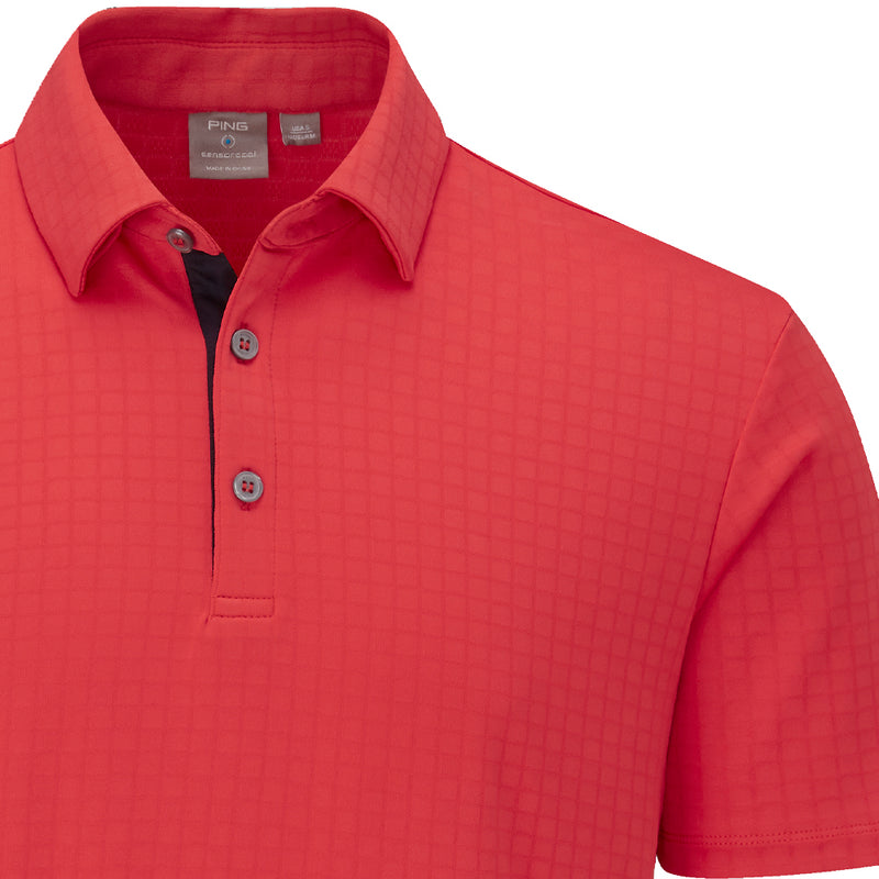 Ping Cillian SensorCool Polo Shirt - Poppy