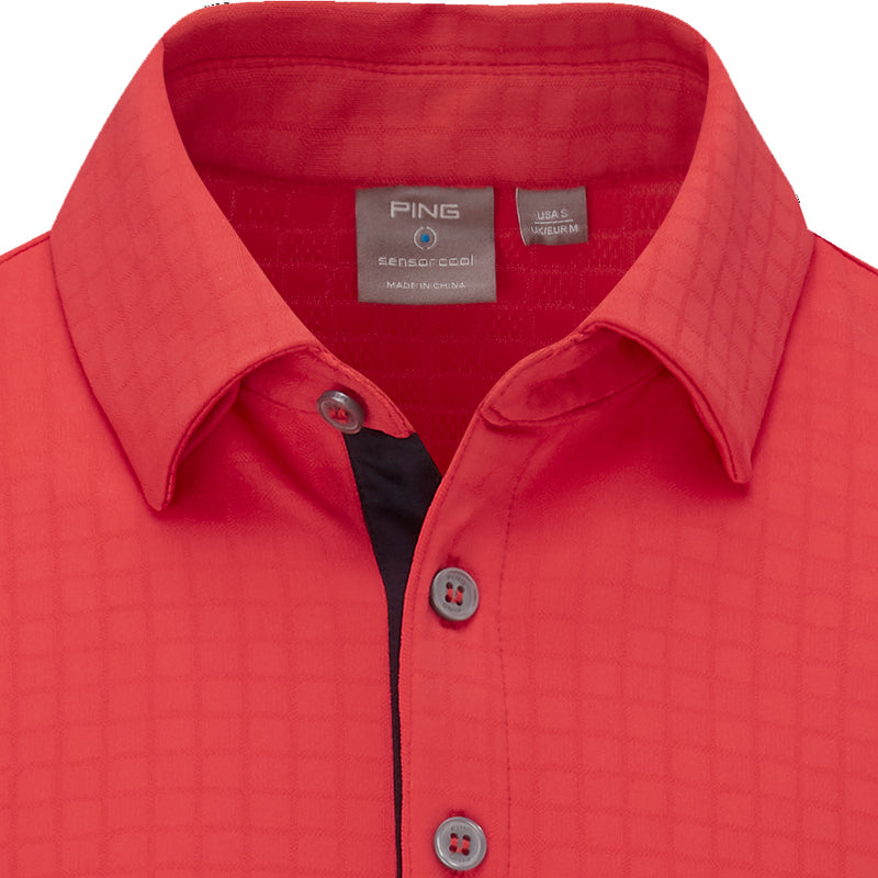 Ping Cillian SensorCool Polo Shirt - Poppy