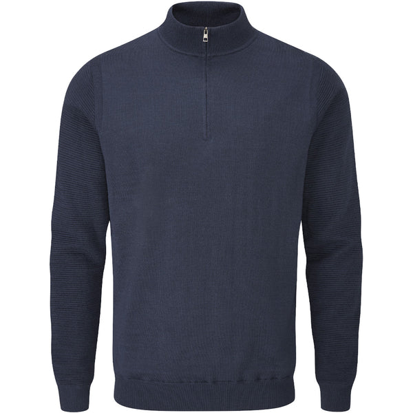 PING Croy Lined 1/2 Zip Golf Pullover - Oxford Blue