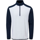 Ping Edison 1/2 Zip Mid-Layer Fleece - White/Oxford Blue Marl
