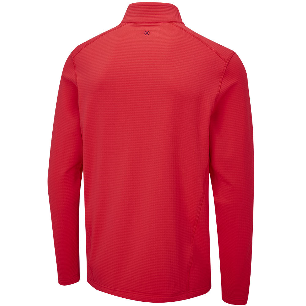 Ping Sensor Warm Edwin Half-Zip Golf Pullover - Poppy Ping Sensor Warm Edwin Half-Zip Golf Pullover - Poppy