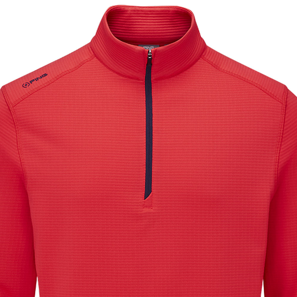 Ping Edwin 1 2 Zip Pullover Poppy