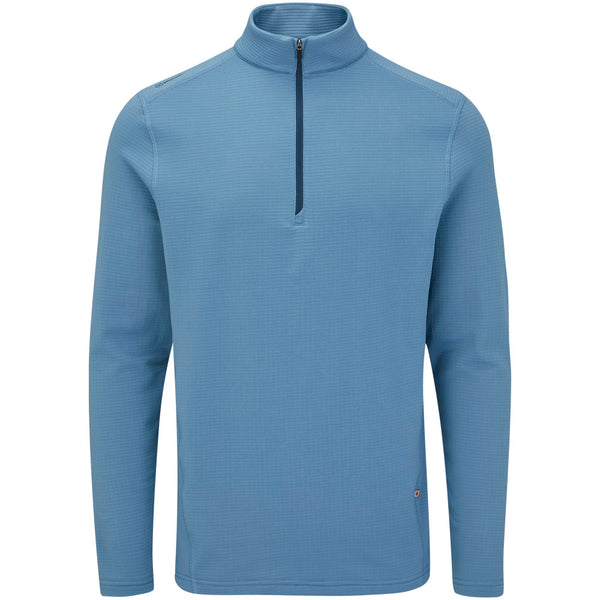Ping Edwin 1/4 Zip Midlayer - Stone Blue