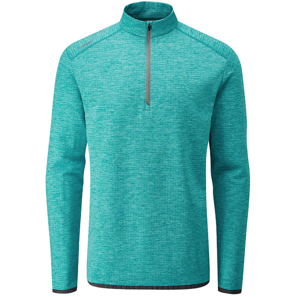 Ping Elden 1/2 Zip Fleece Sweater - Lake Blue Marl
