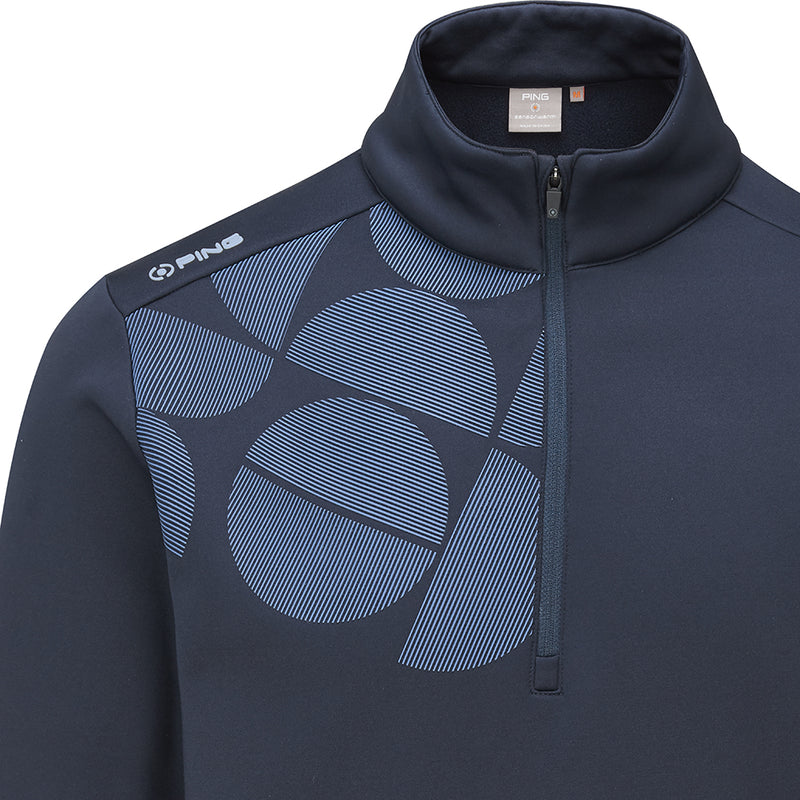 Ping Elevation Fleece Golf Pullover - Navy Ping Elevation Fleece Golf Pullover - Navy