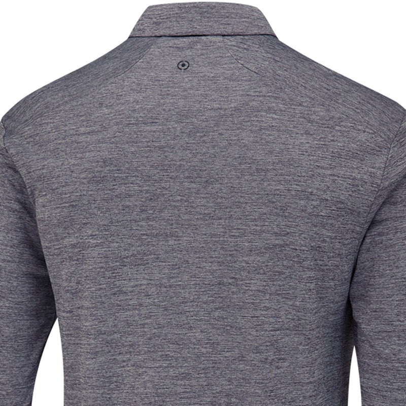 Ping Emmett Long Sleeve Polo Shirt - Charcoal Marl
