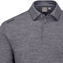 Ping Emmett Long Sleeve Polo Shirt - Charcoal Marl