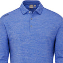 Ping Emmett Long Sleeve Polo Shirt - Classic Blue Marl