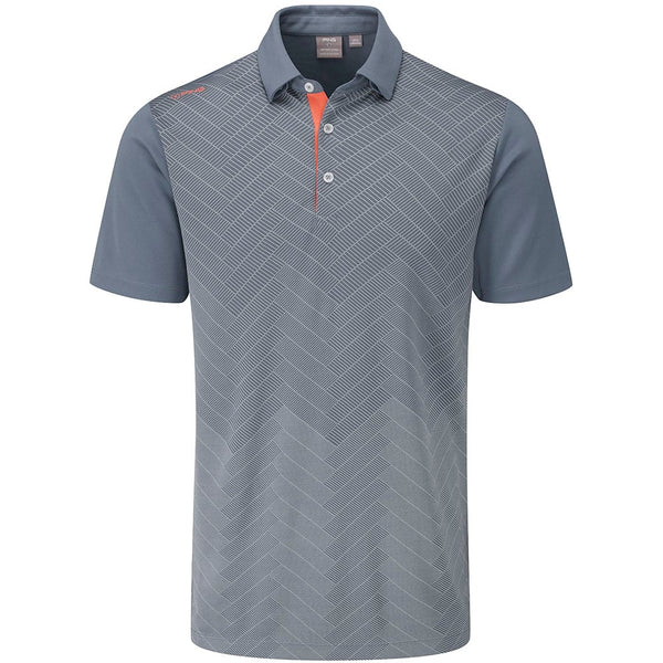 Ping Etten Polo Shirt - Greystone Multi