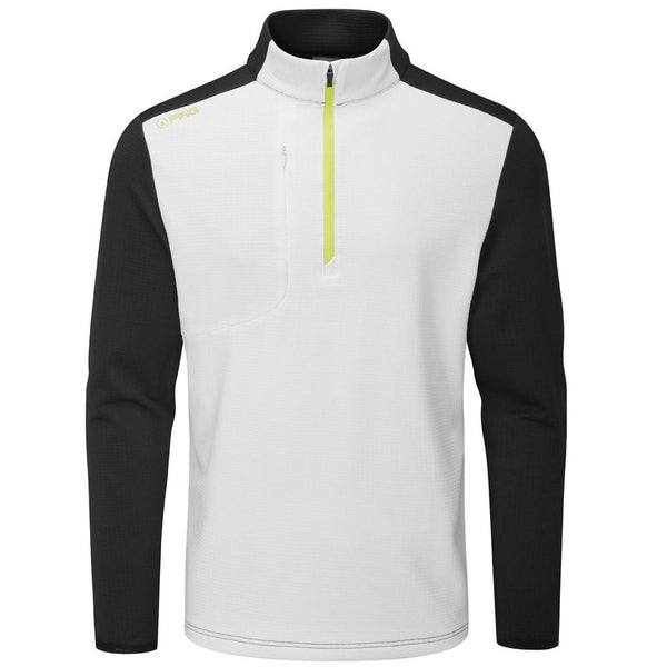 Ping Farrell 1/2 Zip Midlayer - White/Black