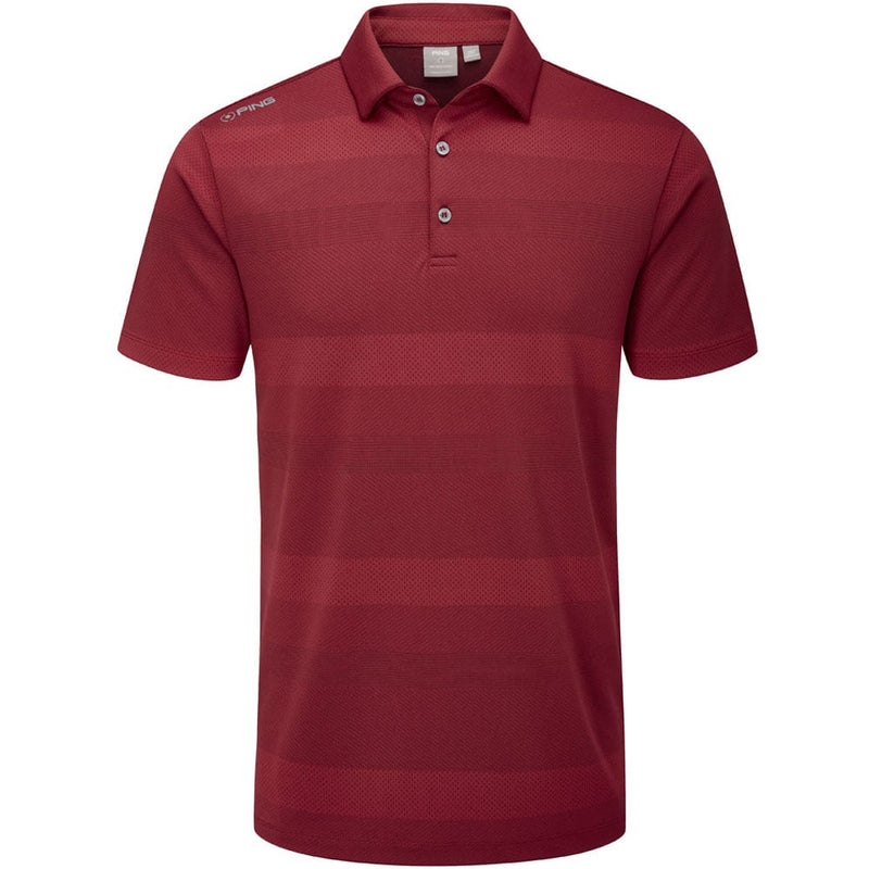 Ping Focus Polo Shirt - Firebrick Multi