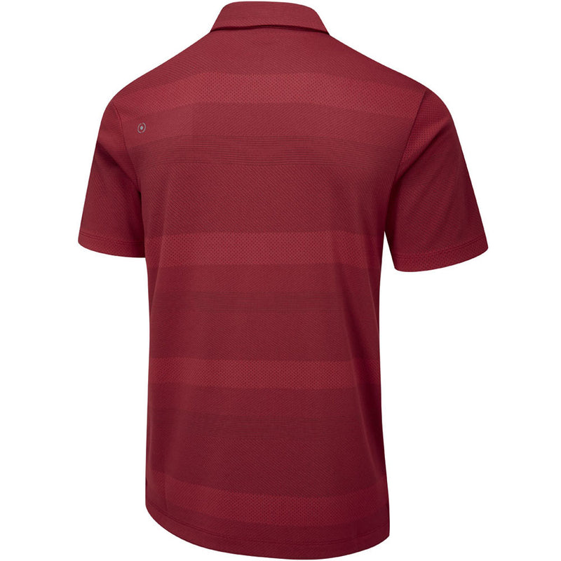 Ping Focus Polo Shirt - Firebrick Multi