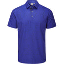 Ping Geo Polo Shirt - Blue Surf/Navy