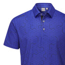 Ping Geo Polo Shirt - Blue Surf/Navy