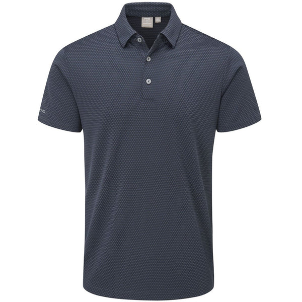 Ping Halcyon Polo Shirt - Oxford Blue Multi