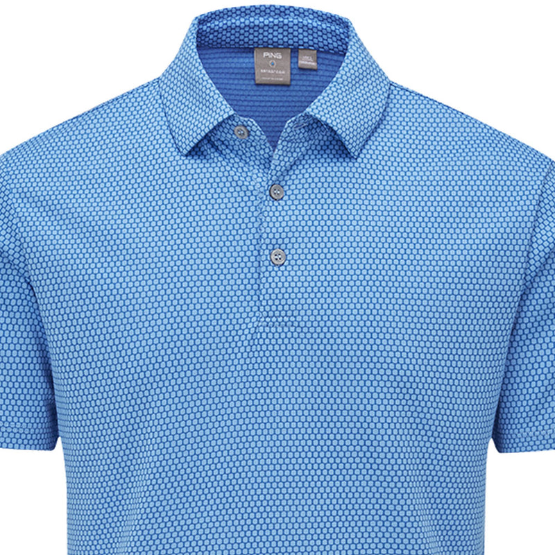 Ping Halcyon SensorCool Polo Shirt - Infinity Blue Multi