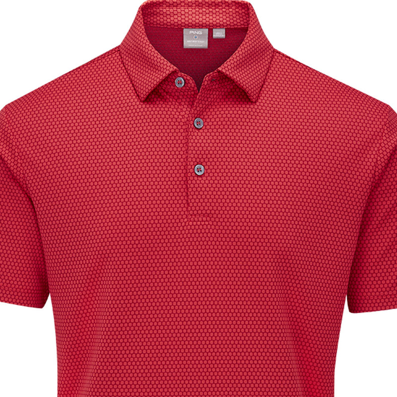 Ping Halcyon SensorCool Polo Shirt - Poppy Multi