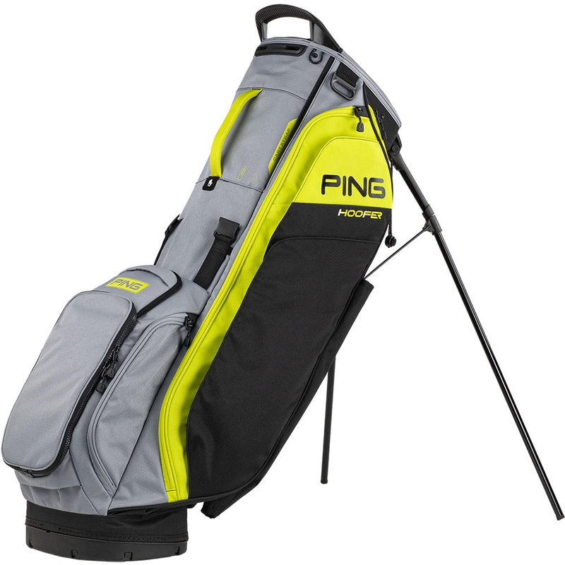 Ping Hoofer Stand Bag - Black/Iron/Neon Yellow