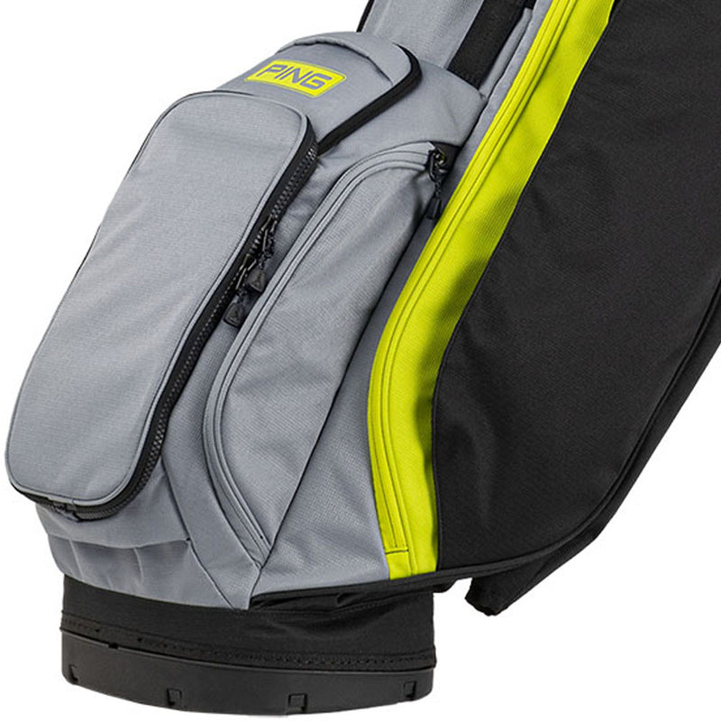 Ping Hoofer Stand Bag - Black/Iron/Neon Yellow