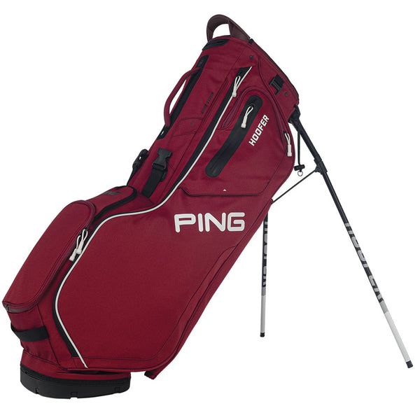 Ping Hoofer Stand Bag - Cardinal/White/Black