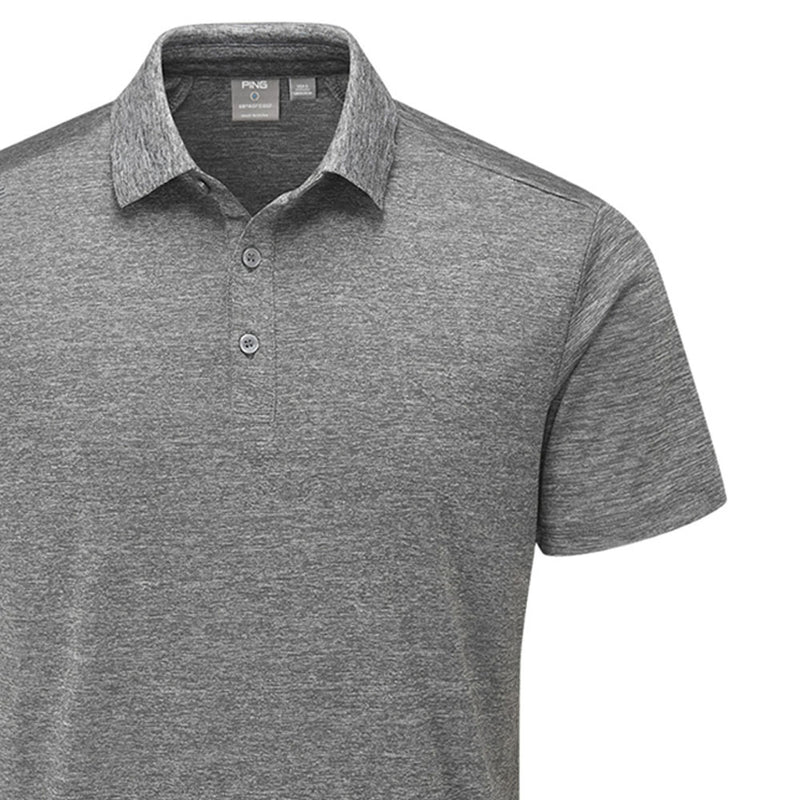 Ping Lindum Polo Shirt - Charcoal Marl